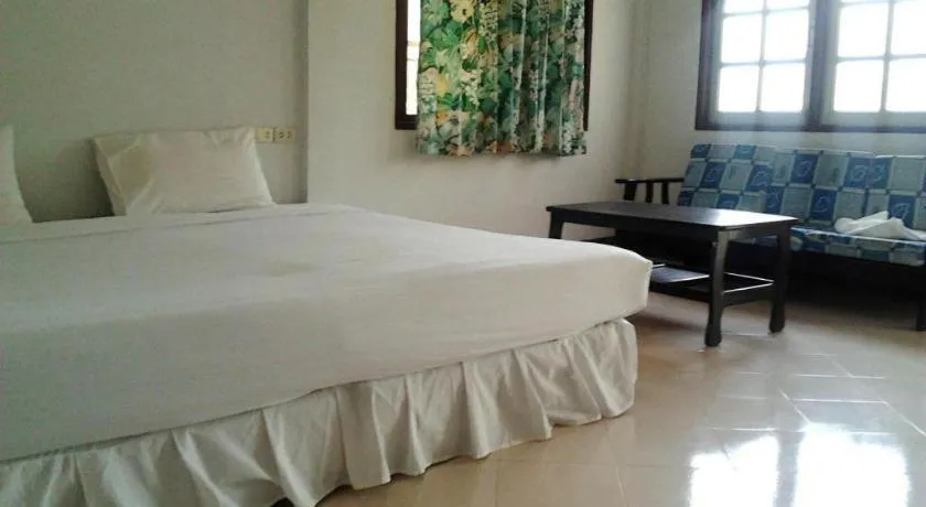 Bed in Ranong Resort & Laguna