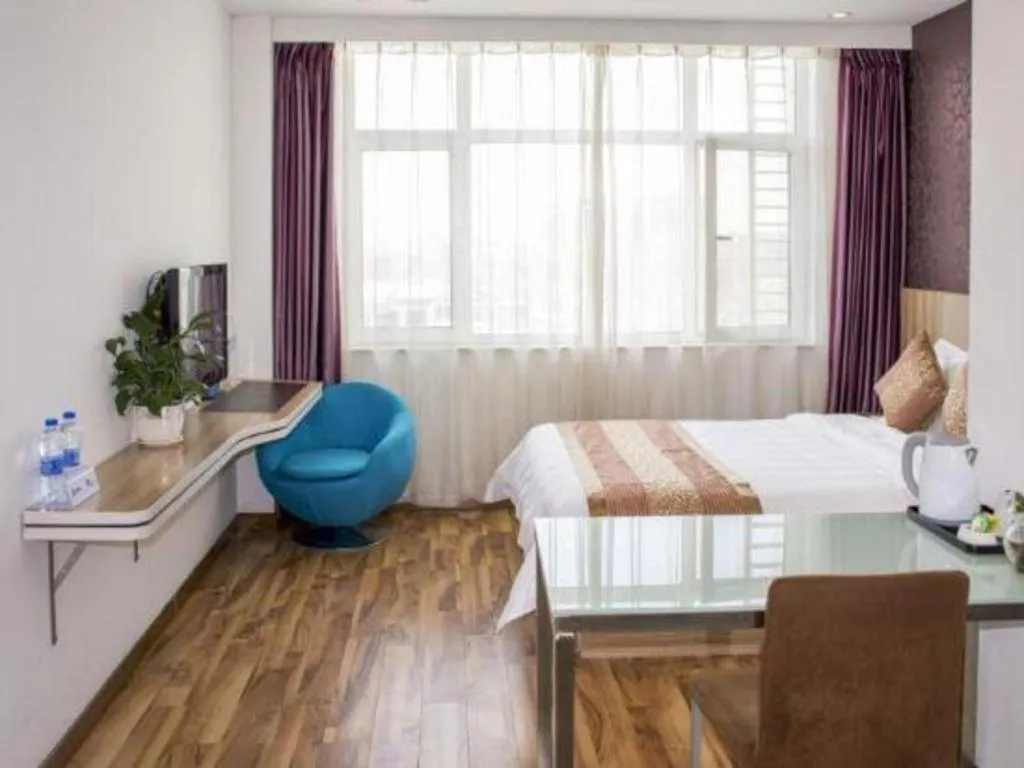 Bed in Shanshui Trend Hotel Beijing International Airport Branch