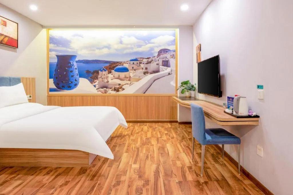 Bed in Shanshui Trend Hotel Beijing International Airport Branch