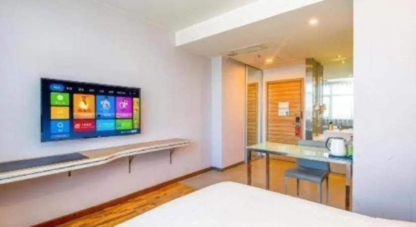 Bed in Shanshui Trend Hotel Beijing International Airport Branch