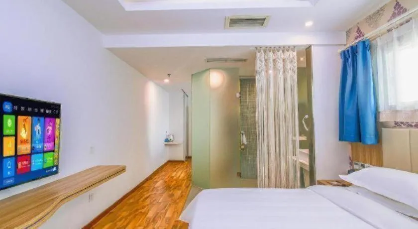 Bed in Shanshui Trend Hotel Beijing International Airport Branch