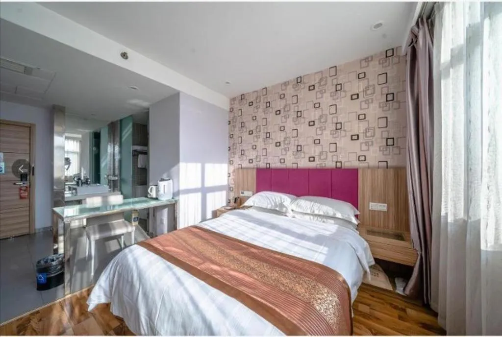 Bed in Shanshui Trend Hotel Beijing International Airport Branch