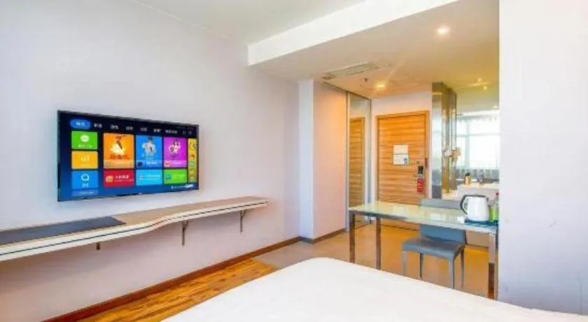 Bed in Shanshui Trend Hotel Beijing International Airport Branch