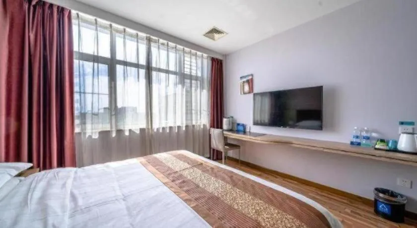 Bed in Shanshui Trend Hotel Beijing International Airport Branch