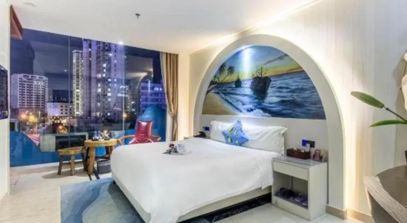 Bed in Huangma Holiday Nanhai Museum Hotel