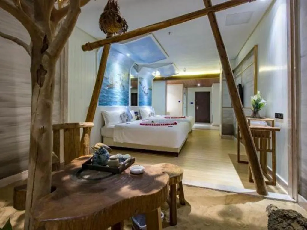 Bed in Huangma Holiday Nanhai Museum Hotel