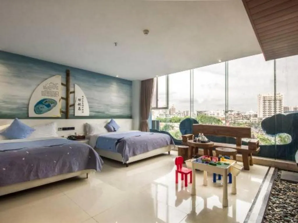 Bed in Huangma Holiday Nanhai Museum Hotel