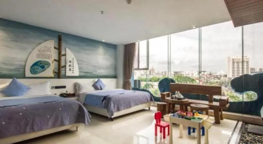 Bed in Huangma Holiday Nanhai Museum Hotel