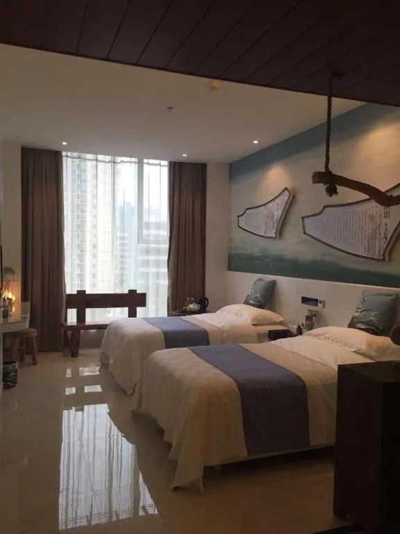 Bed in Huangma Holiday Nanhai Museum Hotel
