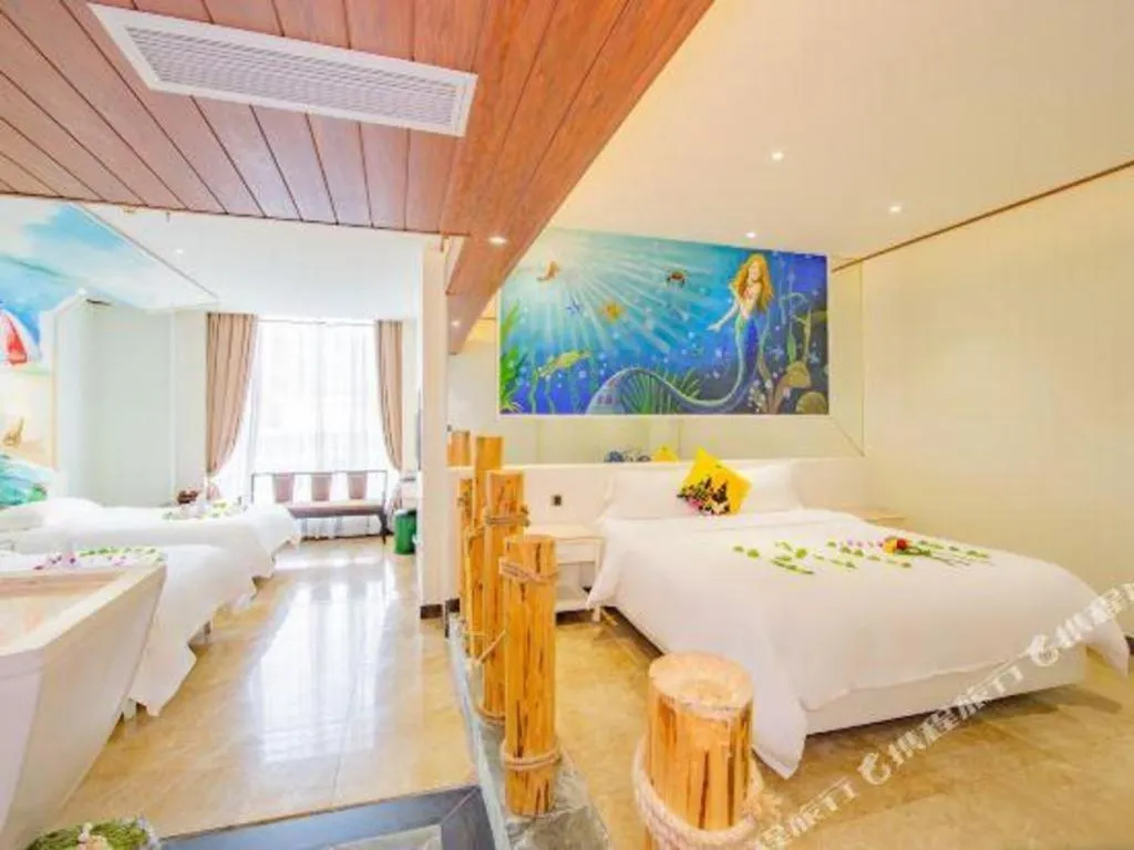 Bed in Huangma Holiday Nanhai Museum Hotel