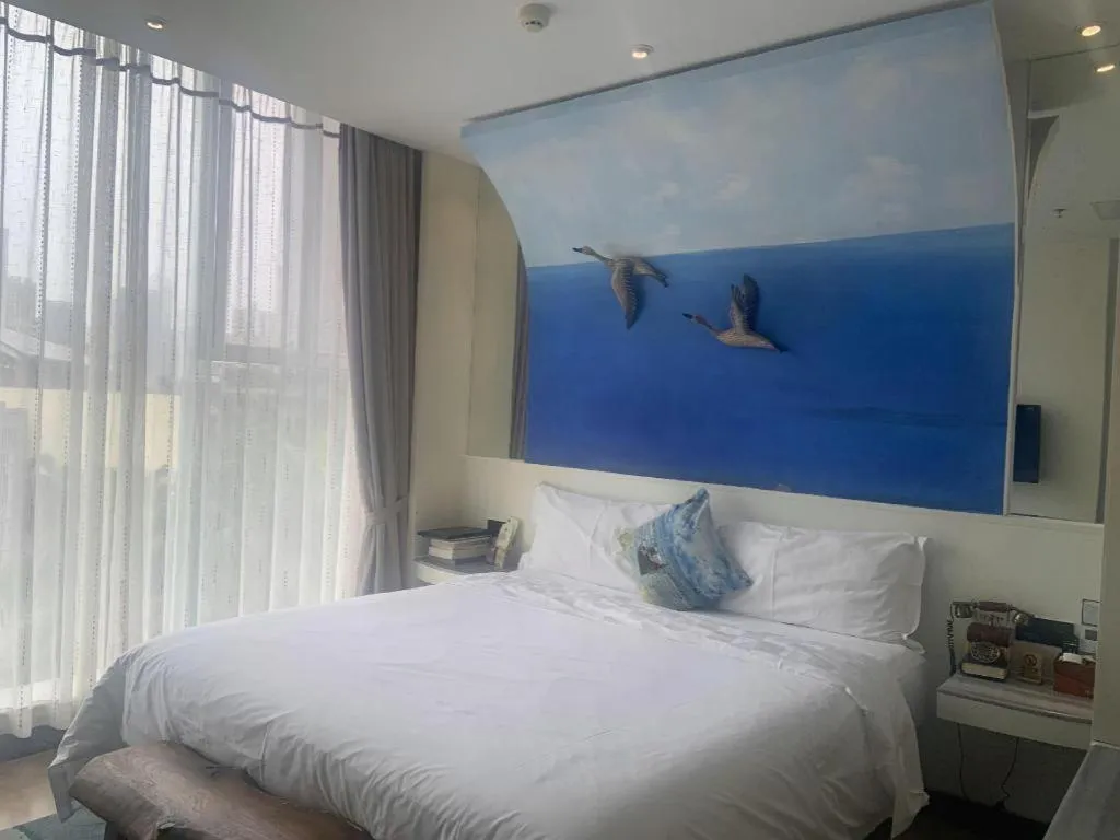 Bed in Huangma Holiday Nanhai Museum Hotel