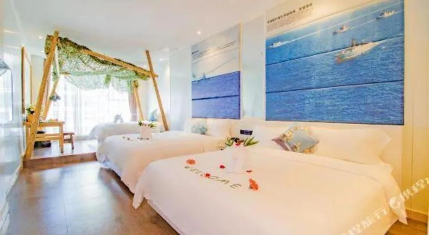 Bed in Huangma Holiday Nanhai Museum Hotel