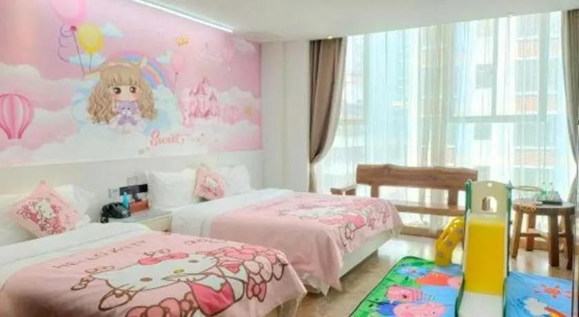 Bed in Huangma Holiday Nanhai Museum Hotel