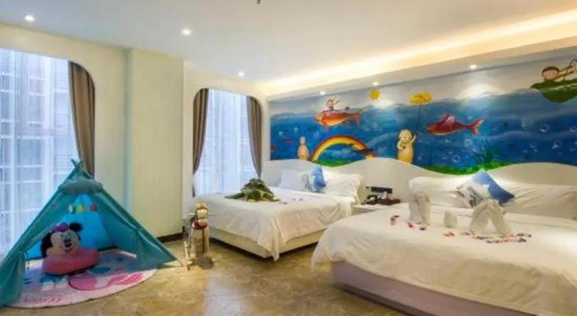 Bed in Huangma Holiday Nanhai Museum Hotel