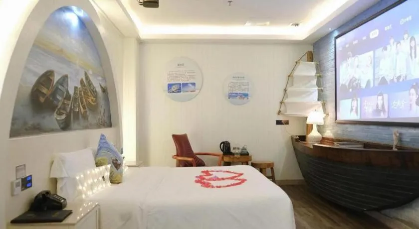 Bed in Huangma Holiday Nanhai Museum Hotel