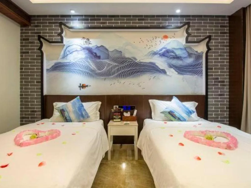 Bed in Huangma Holiday Nanhai Museum Hotel