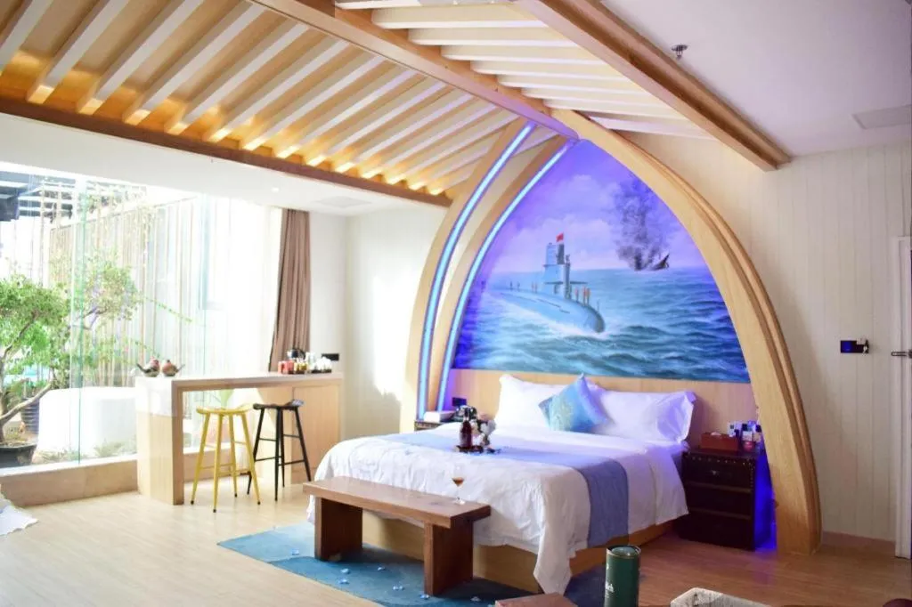 Bed in Huangma Holiday Nanhai Museum Hotel