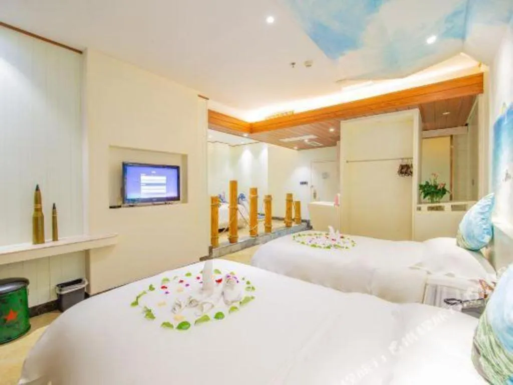 Bed in Huangma Holiday Nanhai Museum Hotel