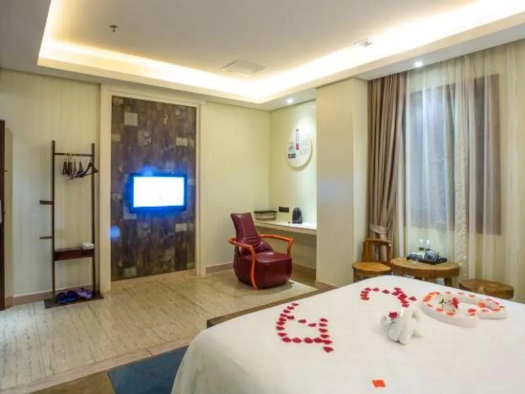 Bed in Huangma Holiday Nanhai Museum Hotel