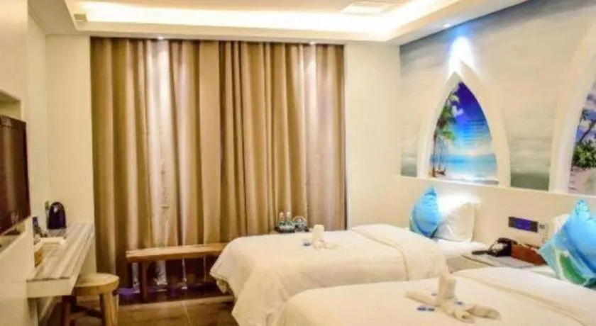Bed in Huangma Holiday Nanhai Museum Hotel