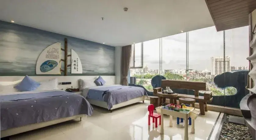 Bed in Huangma Holiday Nanhai Museum Hotel Bed in Huangma Holiday Nanhai Museum Hotel