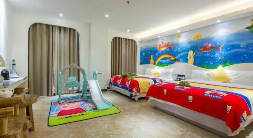 Bed in Huangma Holiday Nanhai Museum Hotel Bed in Huangma Holiday Nanhai Museum Hotel