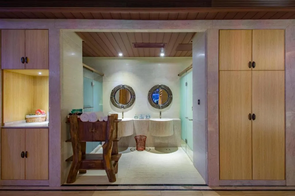 Bed in Huangma Holiday Nanhai Museum Hotel