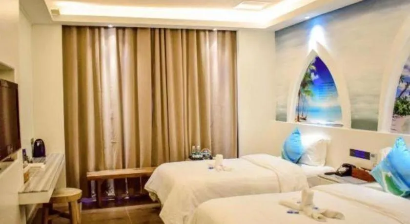Bed in Huangma Holiday Nanhai Museum Hotel