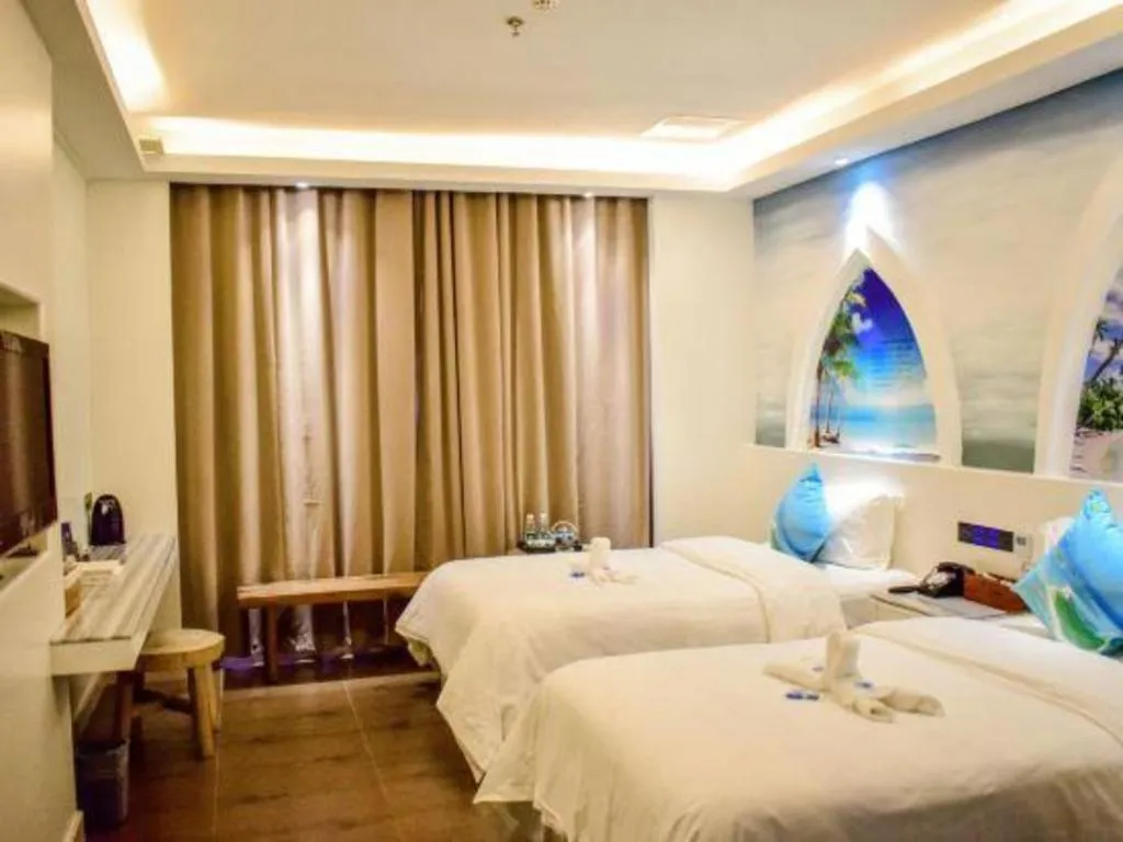 Bed in Huangma Holiday Nanhai Museum Hotel