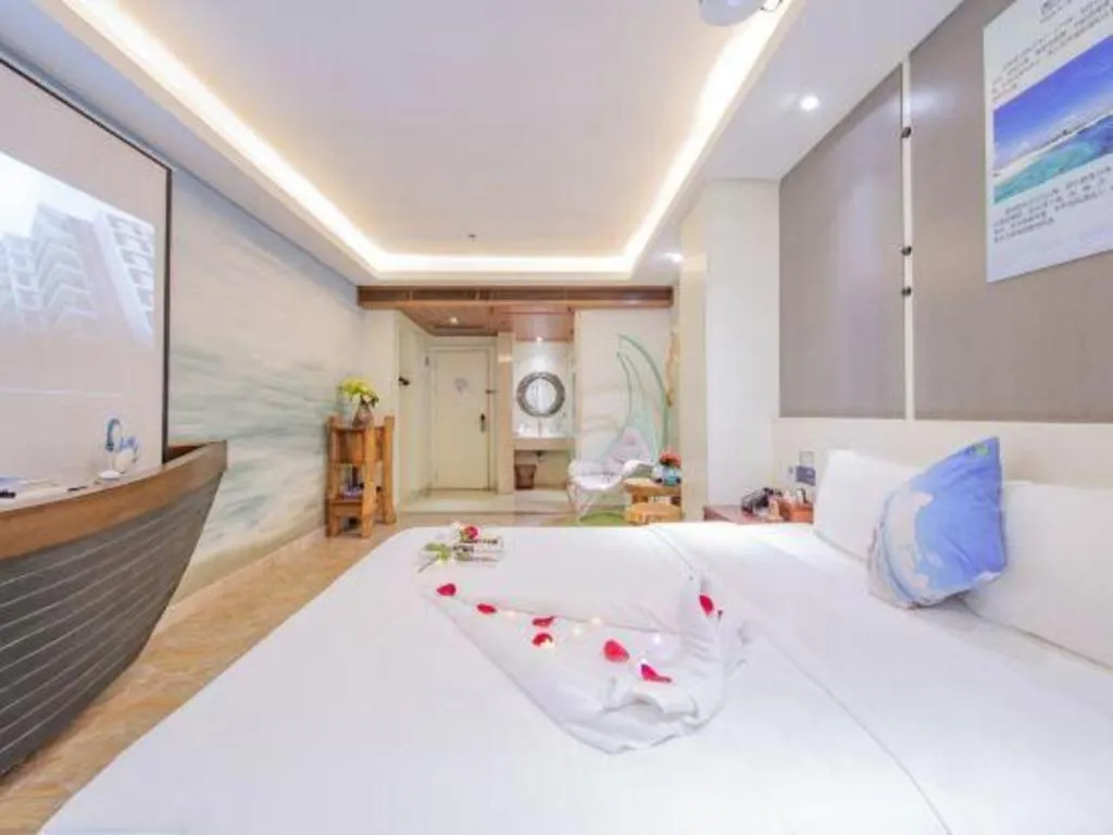 Bed in Huangma Holiday Nanhai Museum Hotel