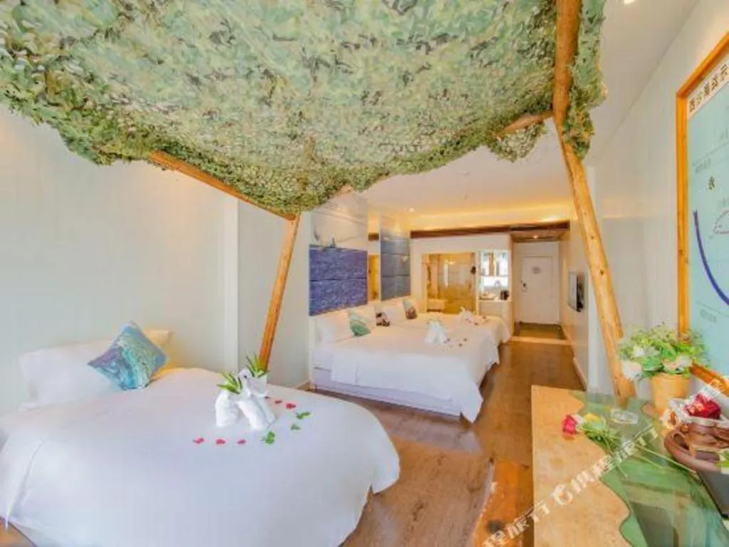 Bed in Huangma Holiday Nanhai Museum Hotel