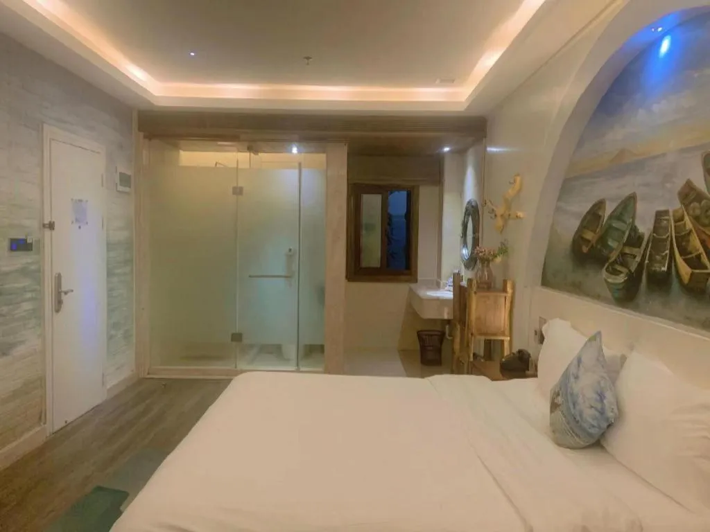 Bed in Huangma Holiday Nanhai Museum Hotel