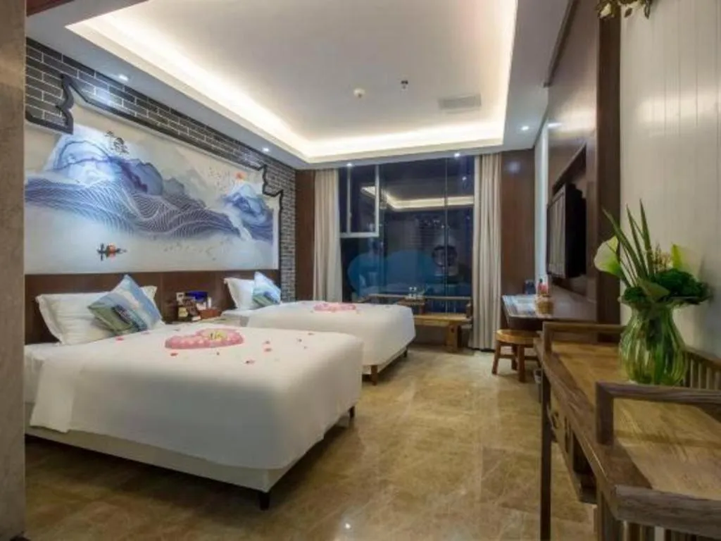 Bed in Huangma Holiday Nanhai Museum Hotel