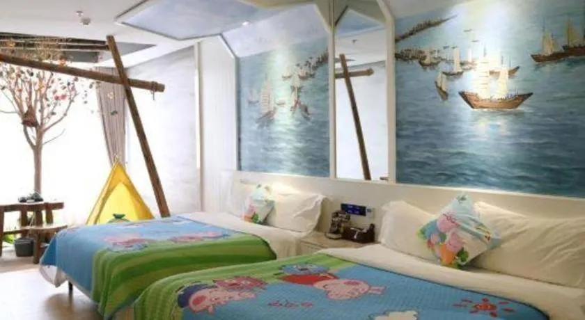 Bed in Huangma Holiday Nanhai Museum Hotel