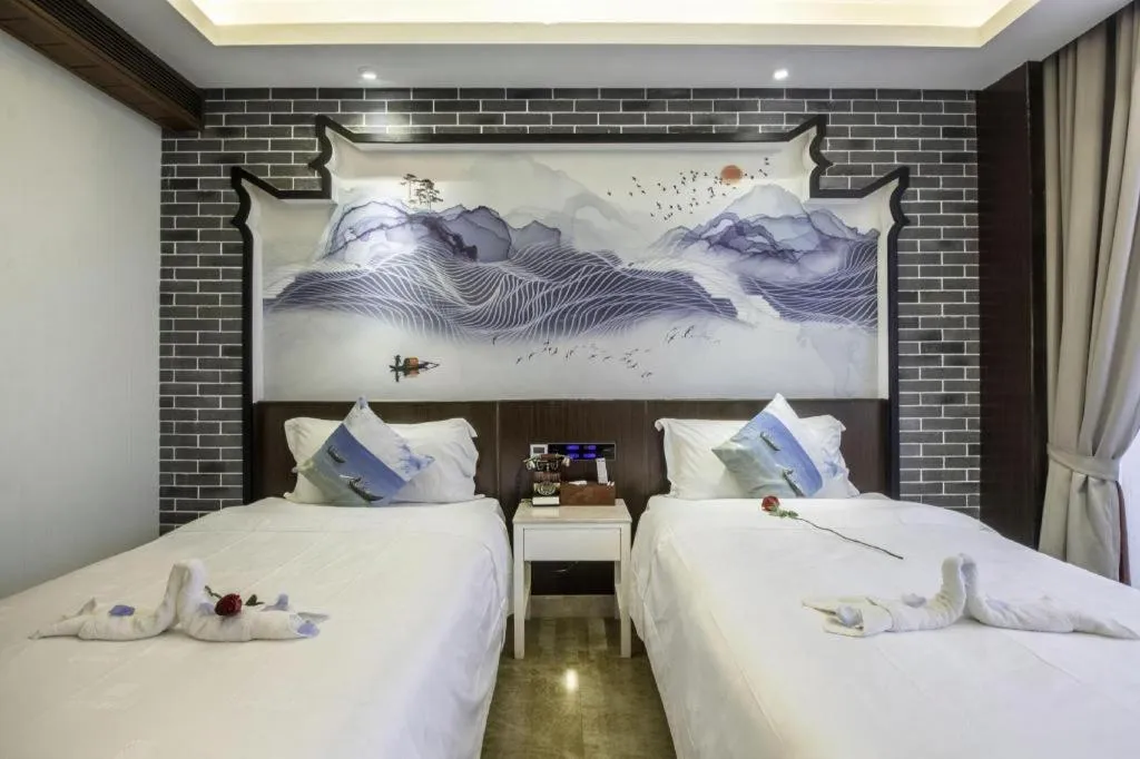 Bed in Huangma Holiday Nanhai Museum Hotel