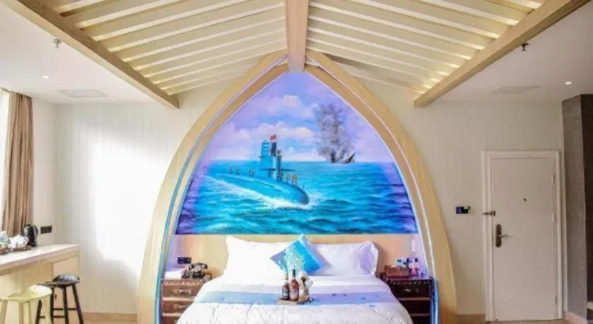 Bed in Huangma Holiday Nanhai Museum Hotel