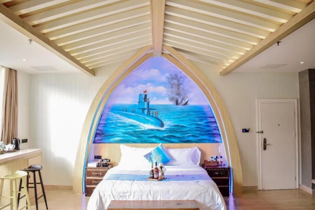 Bed in Huangma Holiday Nanhai Museum Hotel