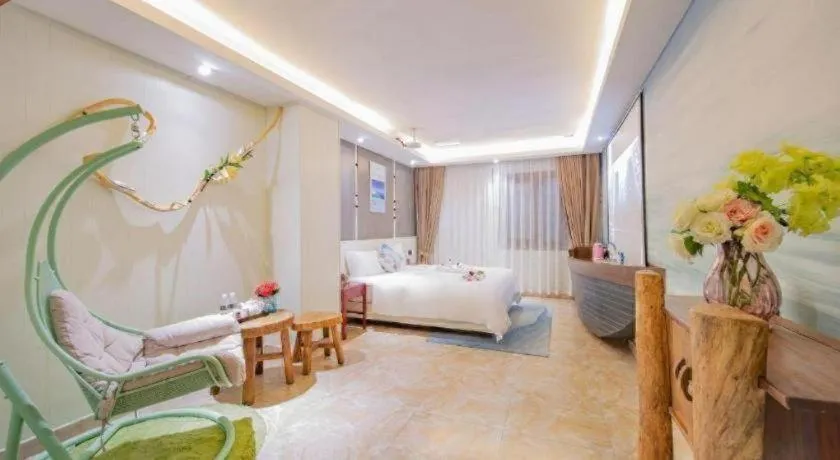 Bed in Huangma Holiday Nanhai Museum Hotel