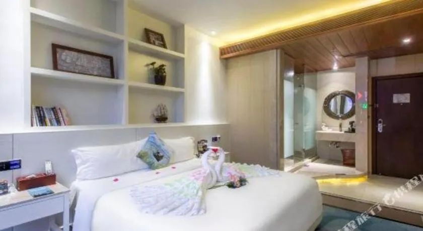 Bed in Huangma Holiday Nanhai Museum Hotel