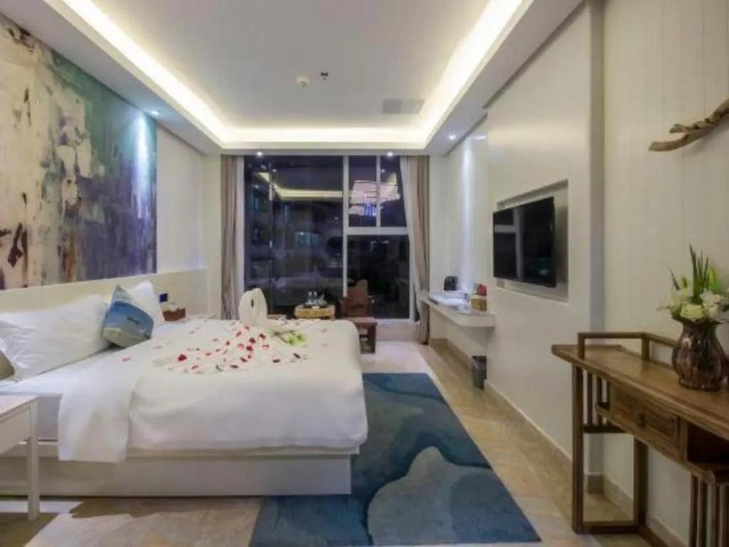 Bed in Huangma Holiday Nanhai Museum Hotel