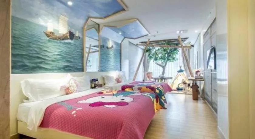 Bed in Huangma Holiday Nanhai Museum Hotel