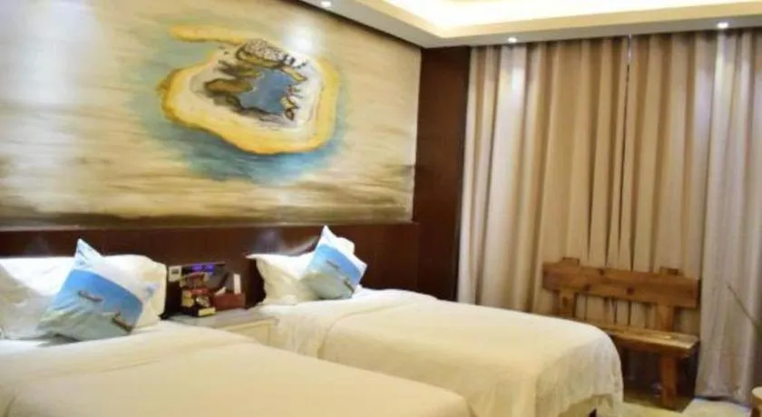 Bed in Huangma Holiday Nanhai Museum Hotel