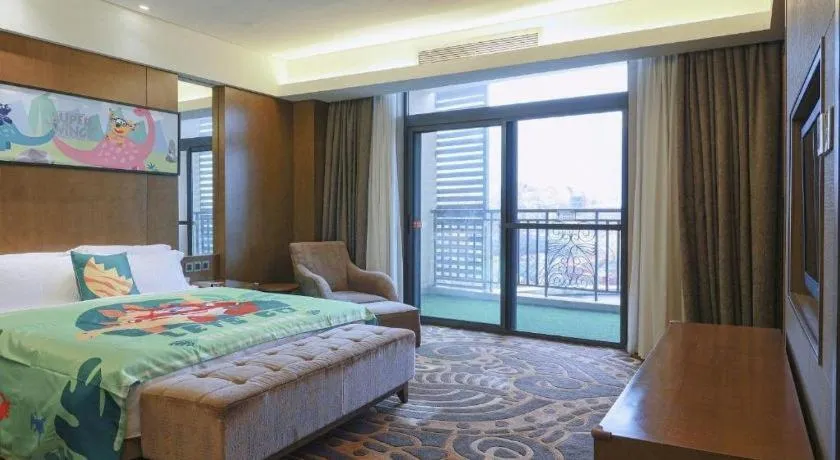 Bed in Wuhan Gleetour Hotel