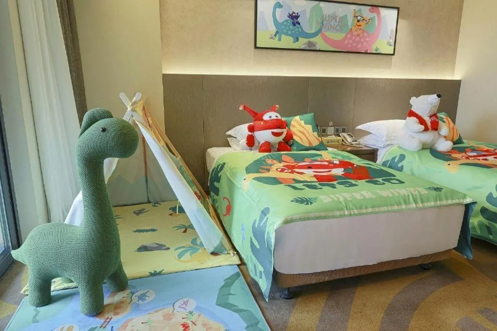 Bed in Wuhan Gleetour Hotel