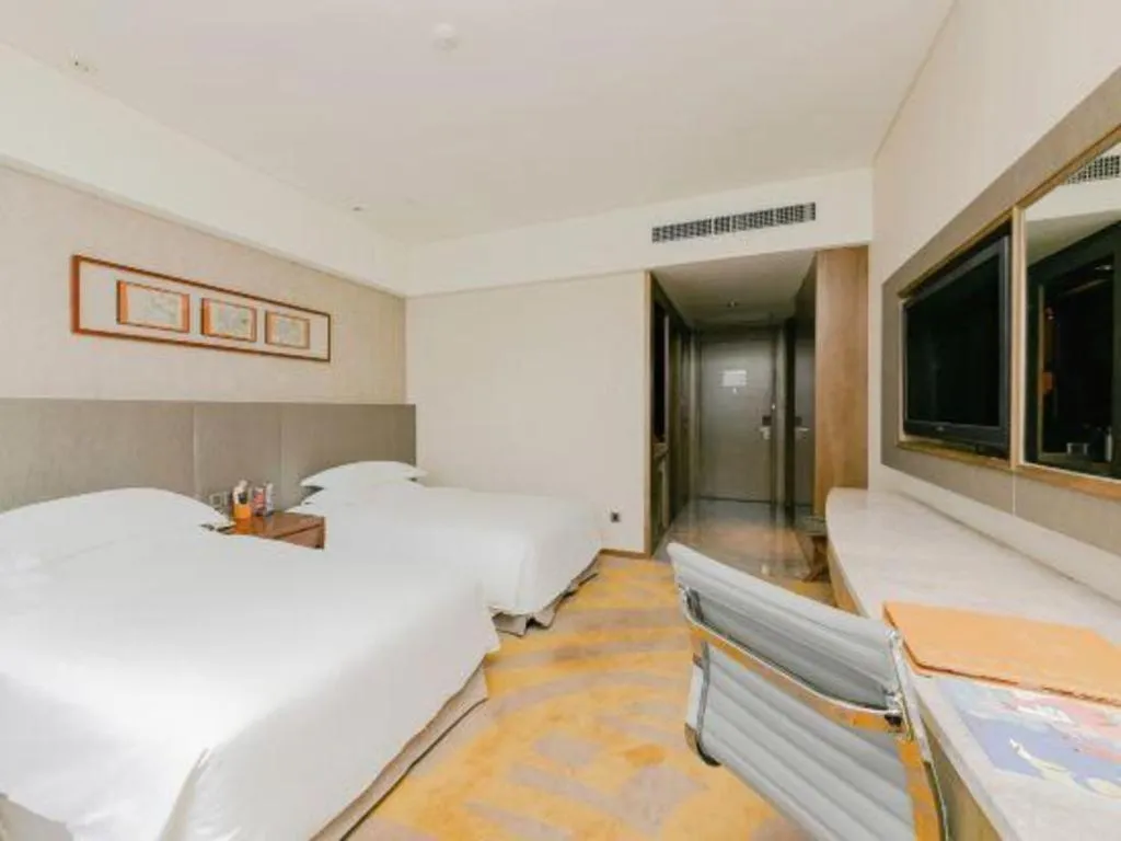 Bed in Wuhan Gleetour Hotel