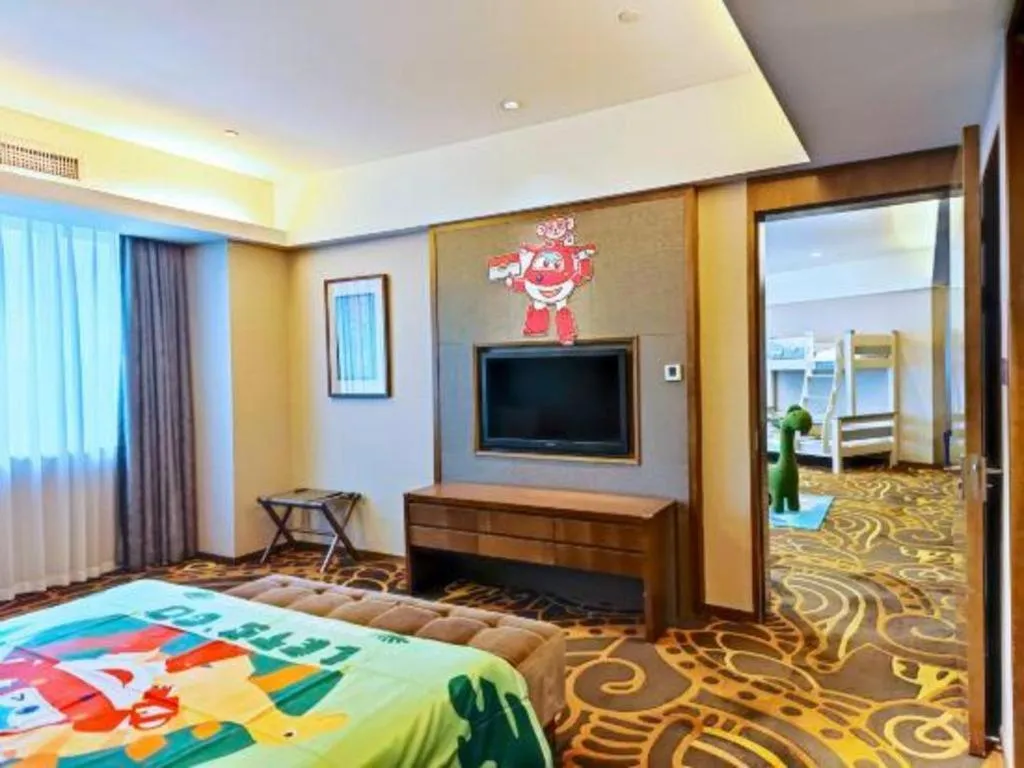 Bed in Wuhan Gleetour Hotel