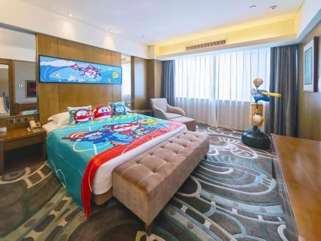 Bed in Wuhan Gleetour Hotel