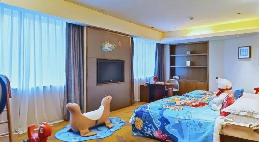 Bed in Wuhan Gleetour Hotel