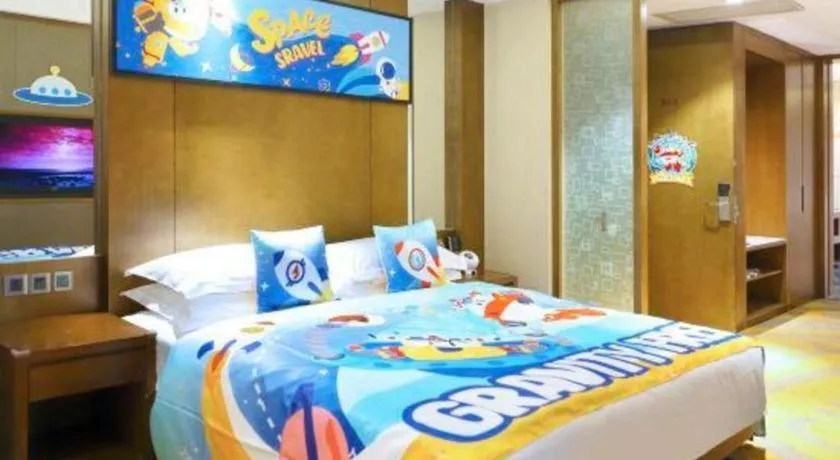 Bed in Wuhan Gleetour Hotel