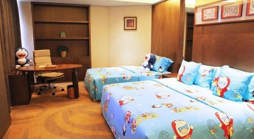 Bed in Wuhan Gleetour Hotel